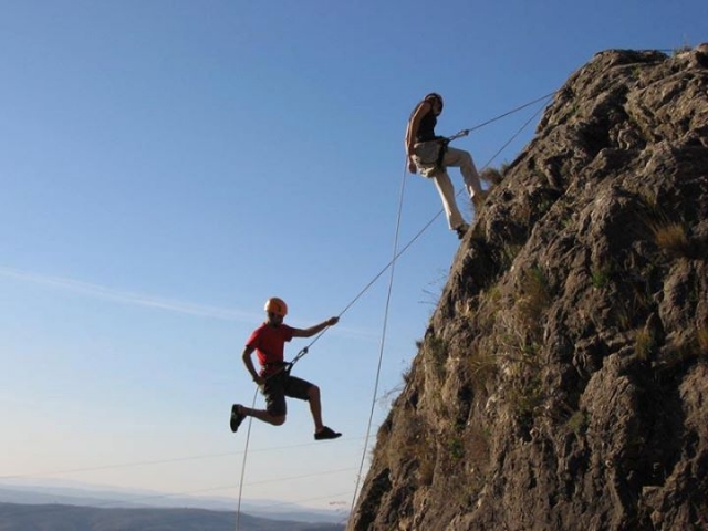  probando con el rappel 